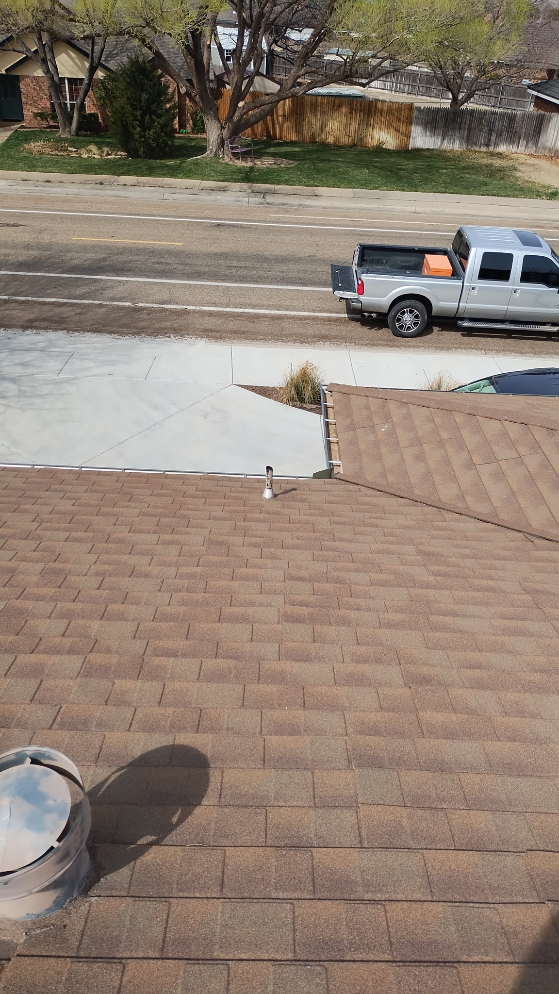 Amarillo home roof before hail damage repair - Insurance claim documentation - 5 Star Commercial Roofing